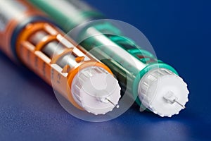 Two insulin syringe pen photo