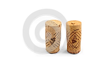 Two isolated corks