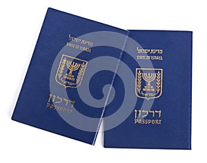 Isolated Israeli Passports