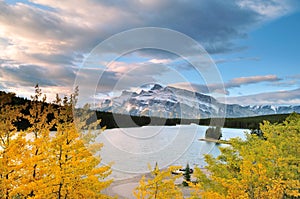 Two Jack Lake sunrise
