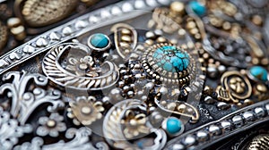 Two jewelers collaborate each with a unique skill as they create a westerninspired concho belt adorned with dazzling photo