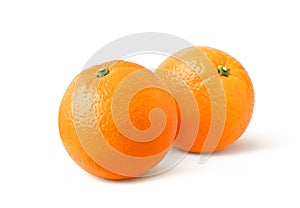 Two juicy Oranges fruit