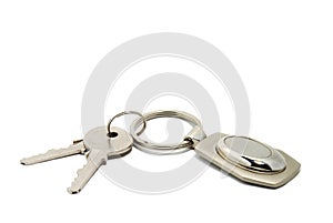 Two keys on a charm photo