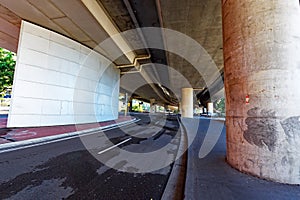 Suburban Concrete Overpass, Sydney, Australia photo