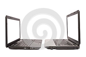 Two laptop computers