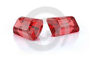 Two large rubies