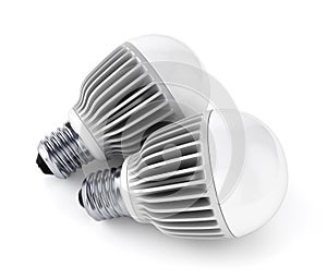 Two LED energy saving bulbs
