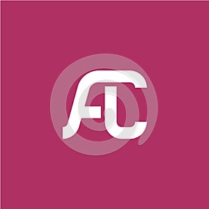 Two letters A and C ligature logo