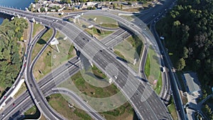 Two-level road junction, Kiev, Ukraine