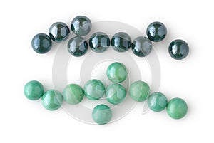 Two Lines of Marbles