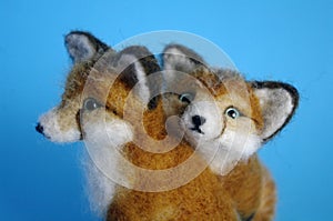 Two Little Fox Kits photo