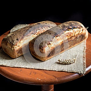 Two loaves of sandwich bread