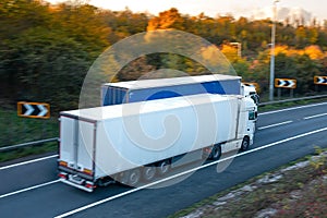 Two lorries on the road