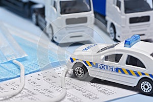 Two lorry toys stopped by police