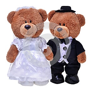 Two lovely teddy bears