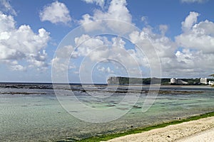 Two lovers point in Guam