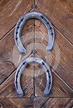 Two lucky horseshoes