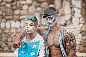 Two Male Cirque Performers photo