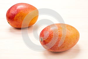 Two mango fruit