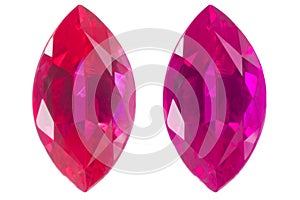 Two marquise isolated