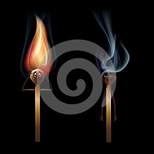 Two matches emotions