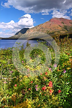 Two Medicine Lake in Montana photo