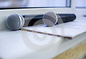 Two microphone for speech