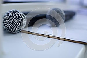 Two microphone for speech