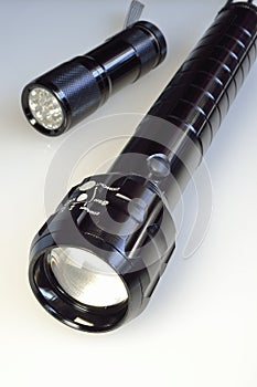 Two modern flashlight