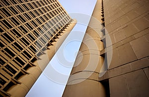 Two modern high-rise buildings