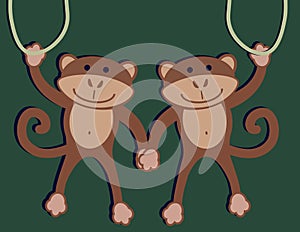 Two Monkeys