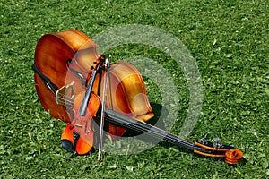 The two music instruments