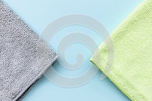 Two new microfiber cloth for cleaning and dusting