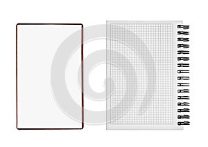 Two Notepads isolated