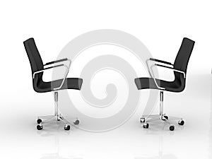 Two office chairs