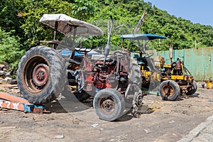 Two old tractors