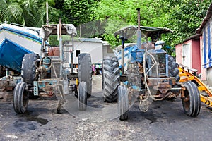 Two old tractors