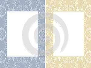 Two ornamental frames