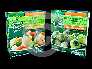 Two Packages of Green Giant Steamers Frozen Vegetables