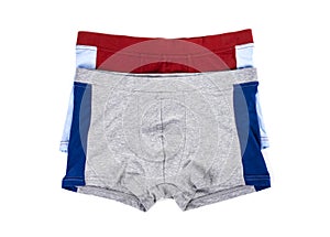 Two Pairs of Men`s Colorful Trunks