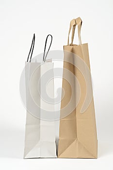 Two paper bags for shopping