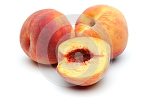 Two Peach and half peach