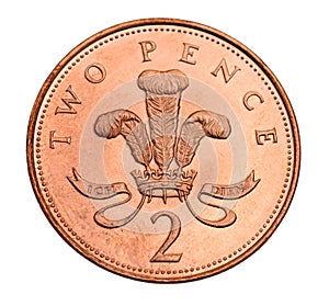 Two pence coin