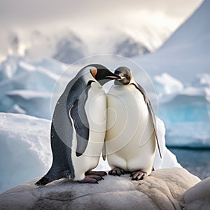 Two Penguin in Polar Regions