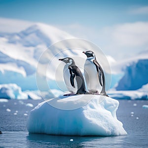 Two Penguin in Polar Regions