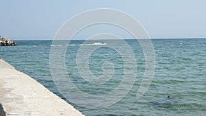 Two people on the jetski