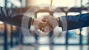 The handshake in office.AI generated image