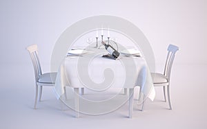 Two Person Served Table