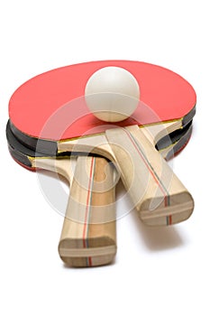 Two Ping Pong Paddles w/ Ball