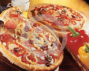 Two Pizzas. photo